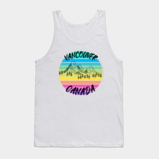 Travel Vancouver Canada Mountains Tank Top